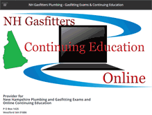 Tablet Screenshot of nhgasfitters.com
